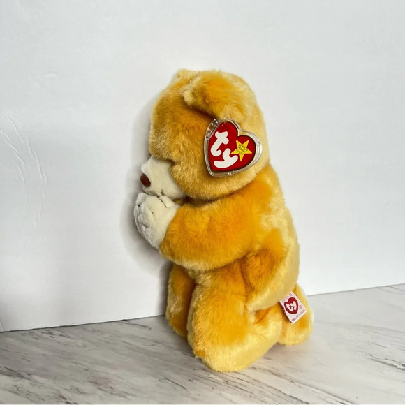 ty Beanie Original Buddy Praying Hope Vintage Brown Size 9.5" Plush Collectable - Picture 1 of 12